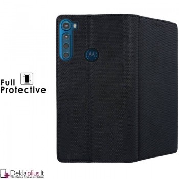 Telone smart magnet serijos atverčiamas dėklas - juodas (Motorola One Fusion Plus) Telone smart magnet serijos atverčiamas dėklas - juodas (Motorola One Fusion Plus)